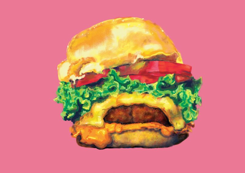 Are you drooling for some delectable cheeseburger?